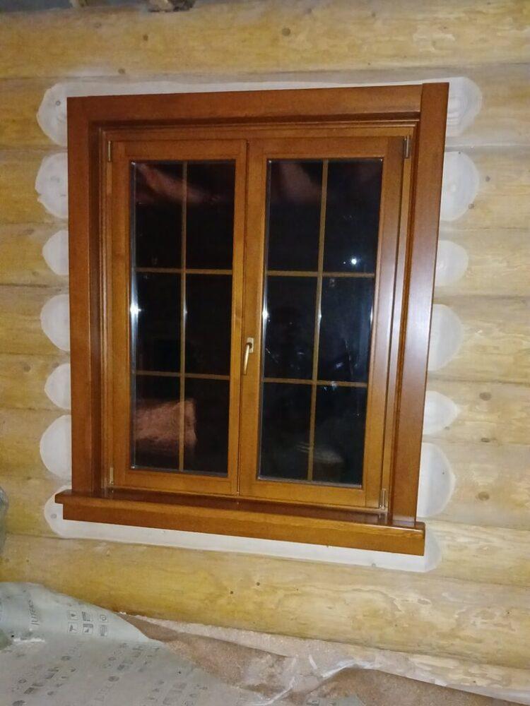 Деревянные окна с раскладкой — шпросы на окна цена | AvantaWood